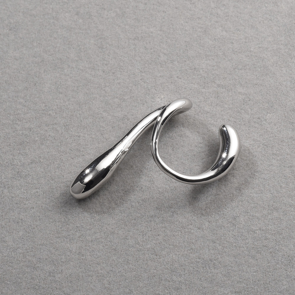 Personality Geometry Drop Shape Ear Clip Non-Piercing Earring