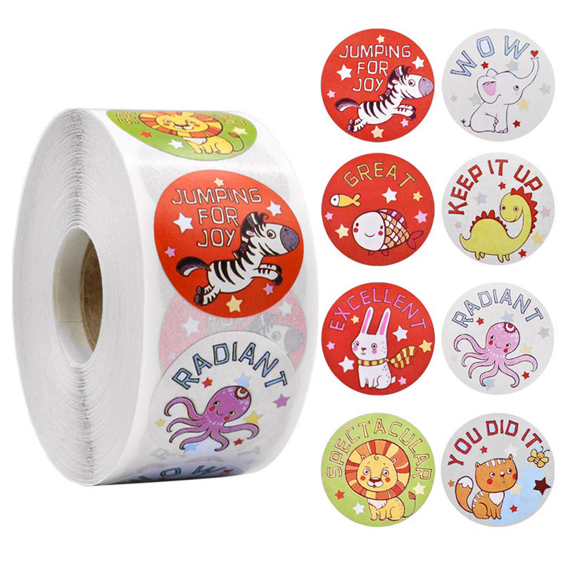 Children's Cartoon Animal Stickers Cute