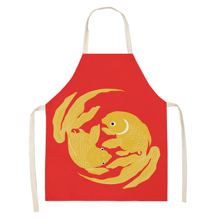 Marine animal series apron