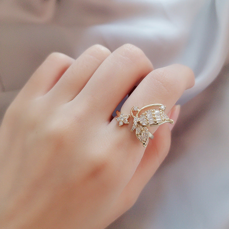 Ladies Trendy Index Finger Knuckle Ring Bracelet