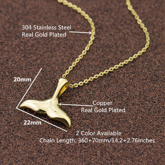 Necklace Clavicle Female Dolphin Pendant Necklace Female Fashion All-Match Jewelry