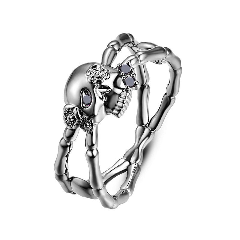 Retro Skull Ring Fashion Simple Jewelry