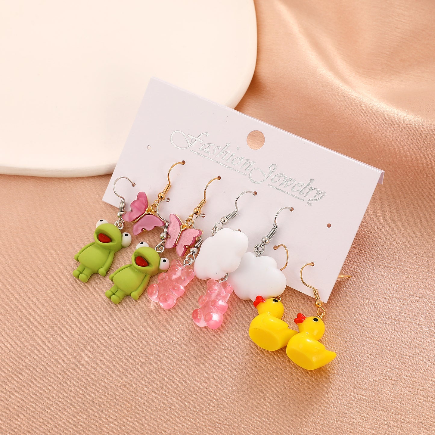 Acrylic Earring Set Fashion Cartoon Butterfly