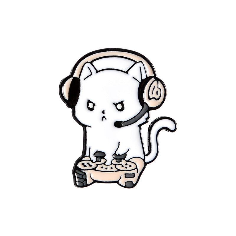 Creative Cute Little White Rabbit Funny Brooch Jewelry