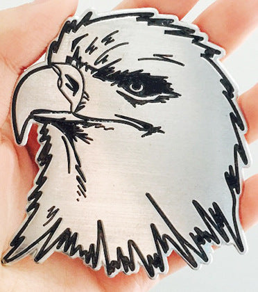 Aluminum Alloy Animal Sticker Car Modification Label