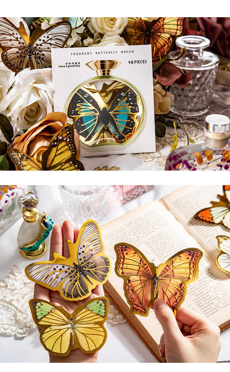 Good Day Aromatherapy Butterfly Dream Series PET Big Sticker