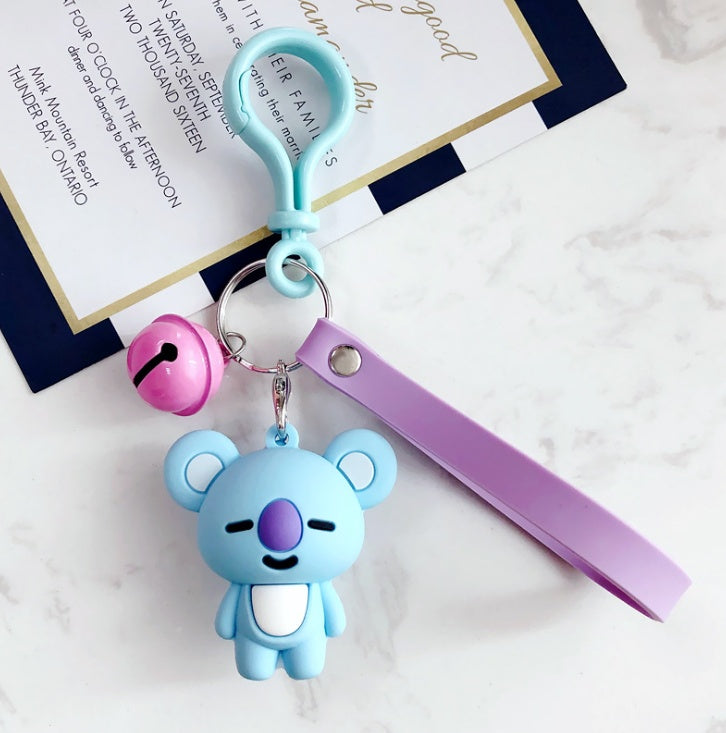 Cartoon Keychain Key Holder Chain Bag Pendant Accessories Keyring Jewelry YLM9514