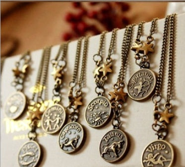 Alloy 12 Constellation Necklace