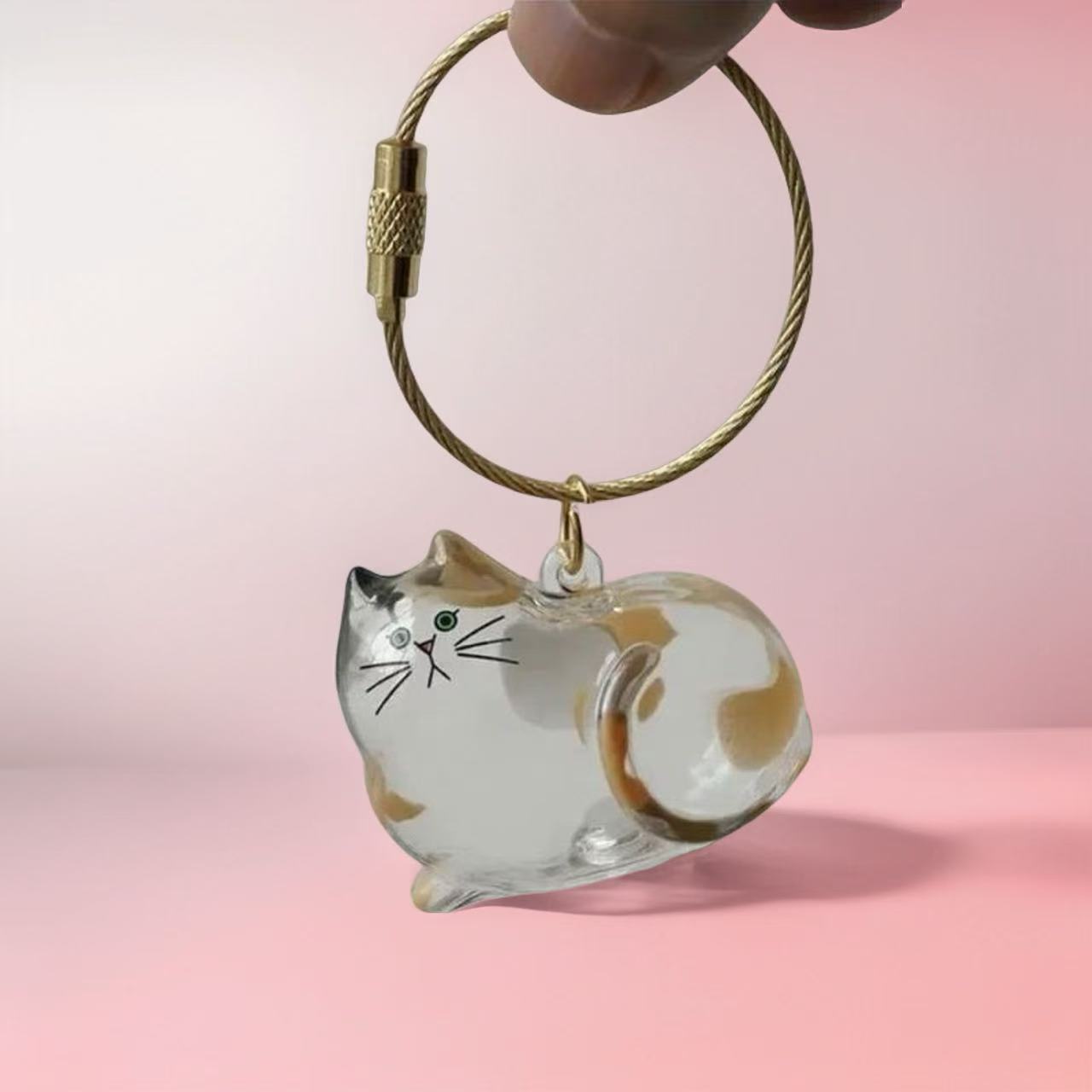 Personality Transparent Cat Automobile Hanging Ornament