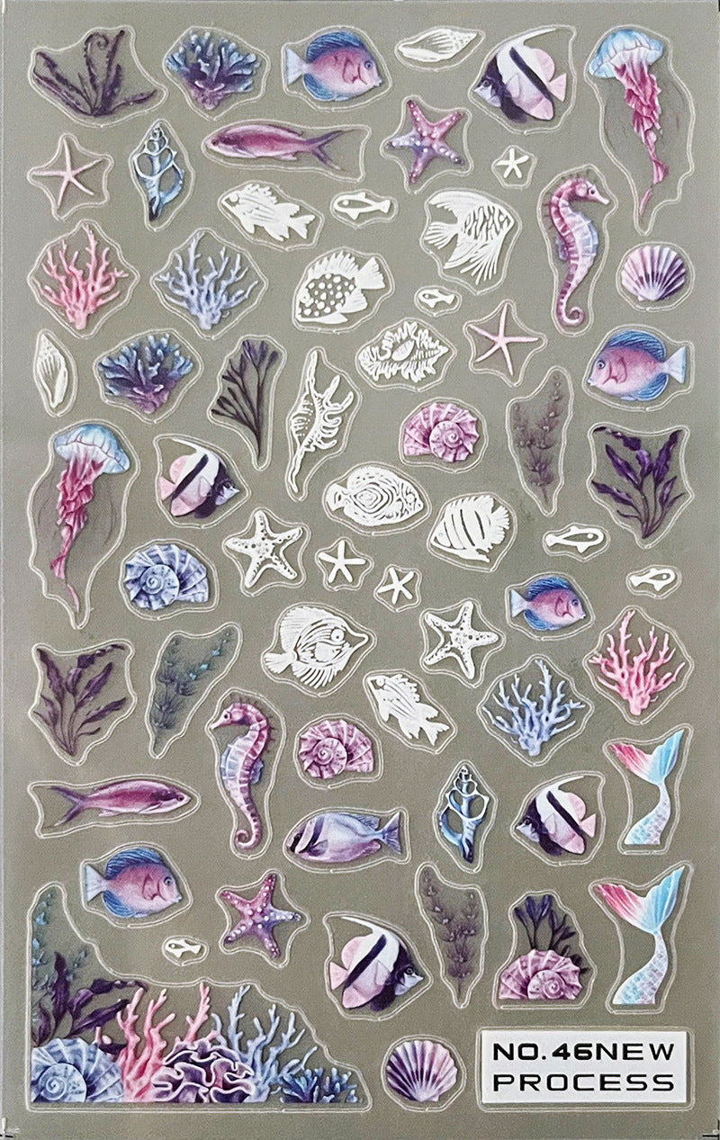 New Craft Thin Tough Frosted Nail Sticker