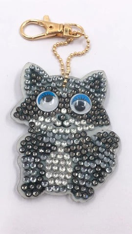 Cartoon animal diy keychain
