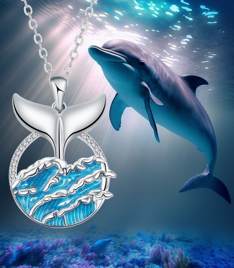 Whale Tail Jewelry Personalized Necklace