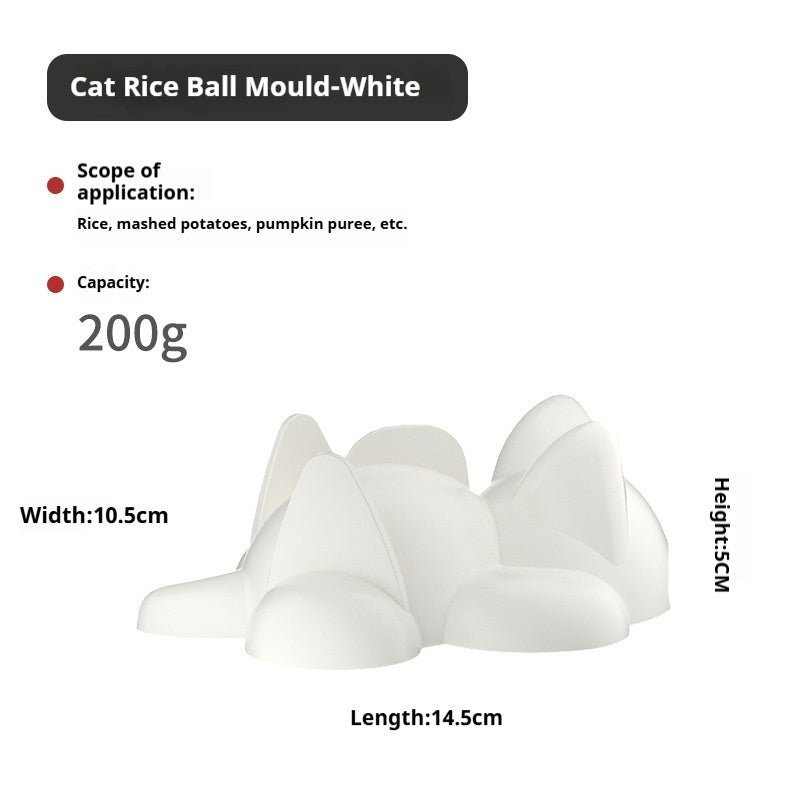 Cat Rice Ball Sushi Mold Tool