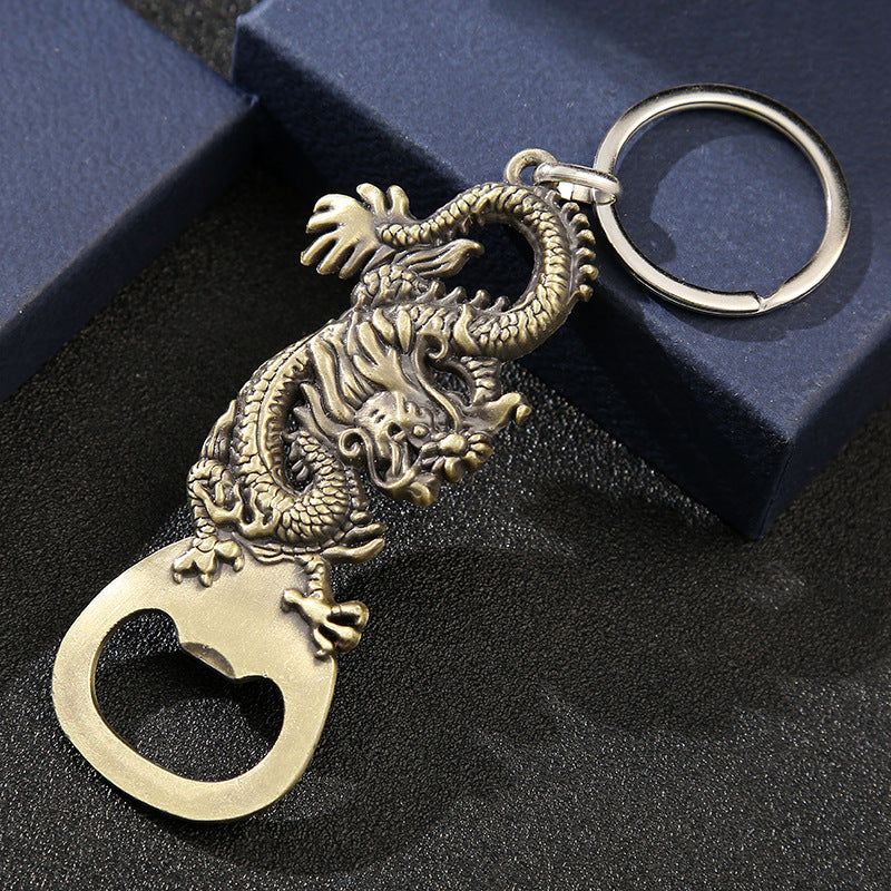 Such As Color Steel Keychain Dragon Bottle Opener