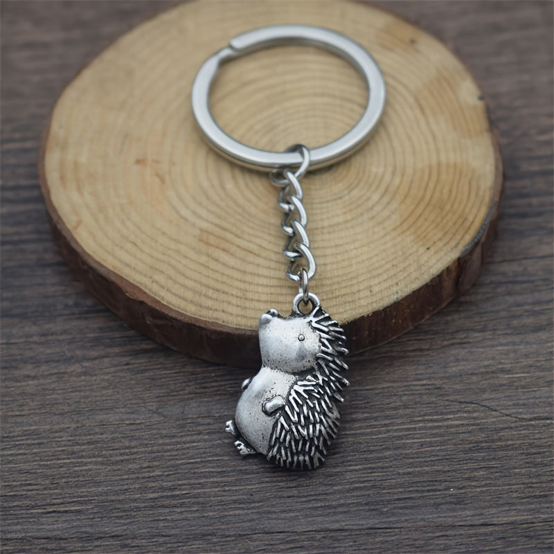 Cute Hedgehog Jewelry Car Keychain