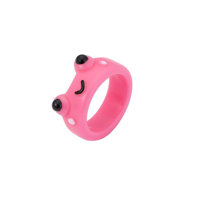 Fashion Creative Cute Chick Animal Resin Ring