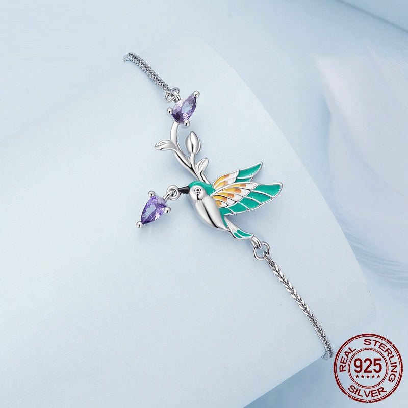 Summer Mori Style Special Interest Light Luxury Wind Bird Bracelet Ornament