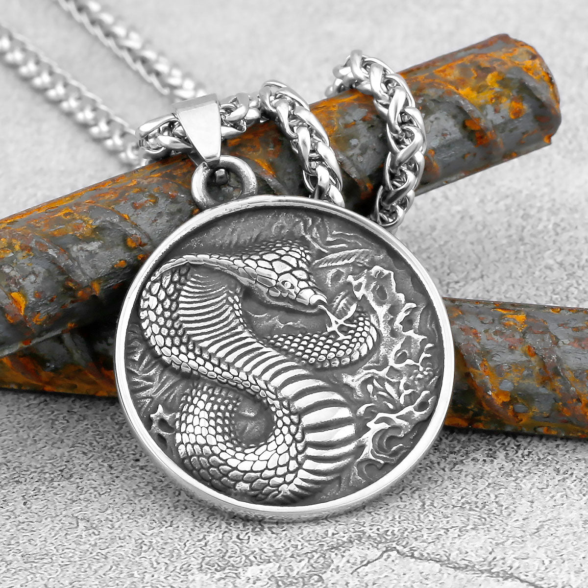 European And American Hip-hop Retro Titanium Steel Jewelry