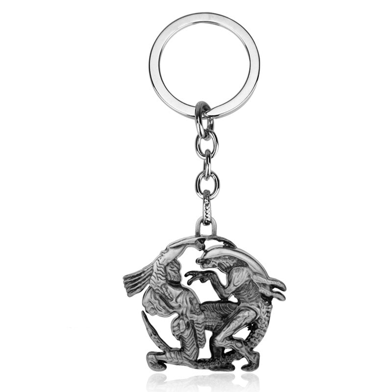 European And American Metal Vintage Keychain Pendant