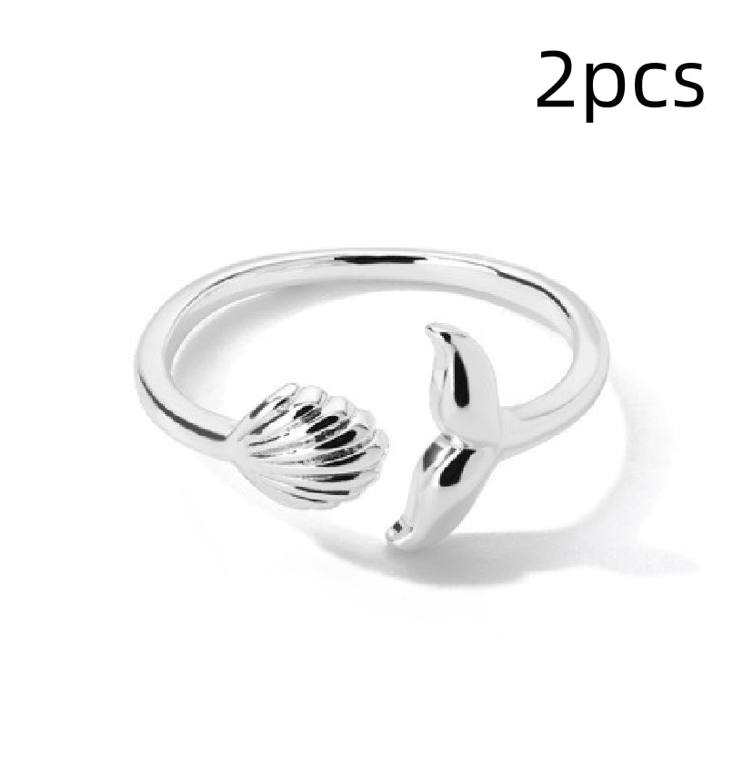 New Whale Tail Adjustable Ring
