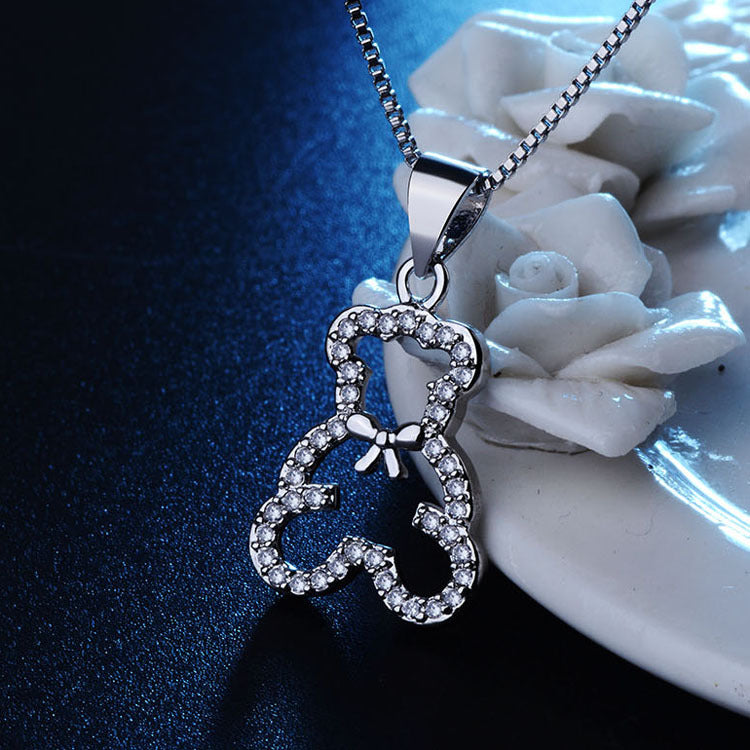 Panda White Copper Pendant Jewelry Europe Han Fengge