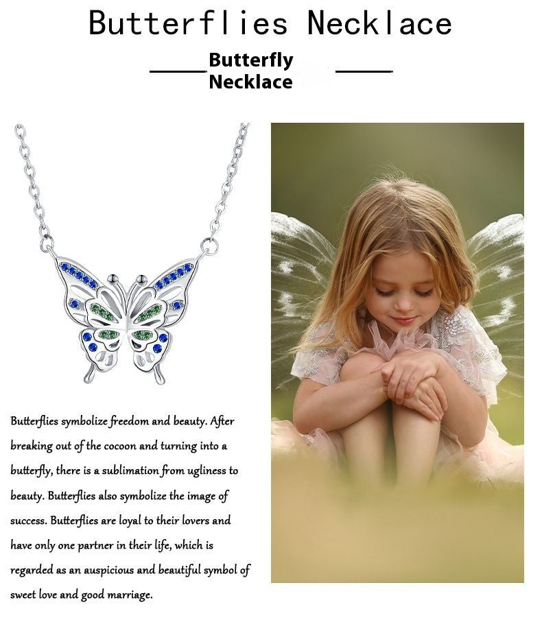Butterfly Jewelry European And American Style Necklace