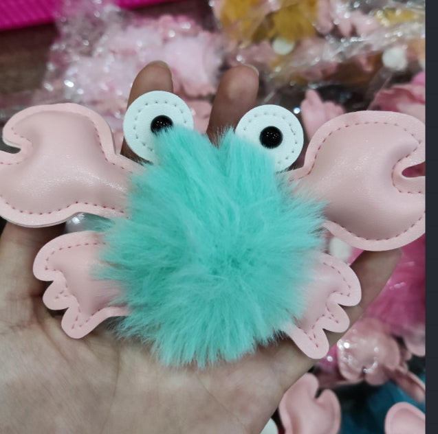 Cartoon Cute Crab Keychain Pendant