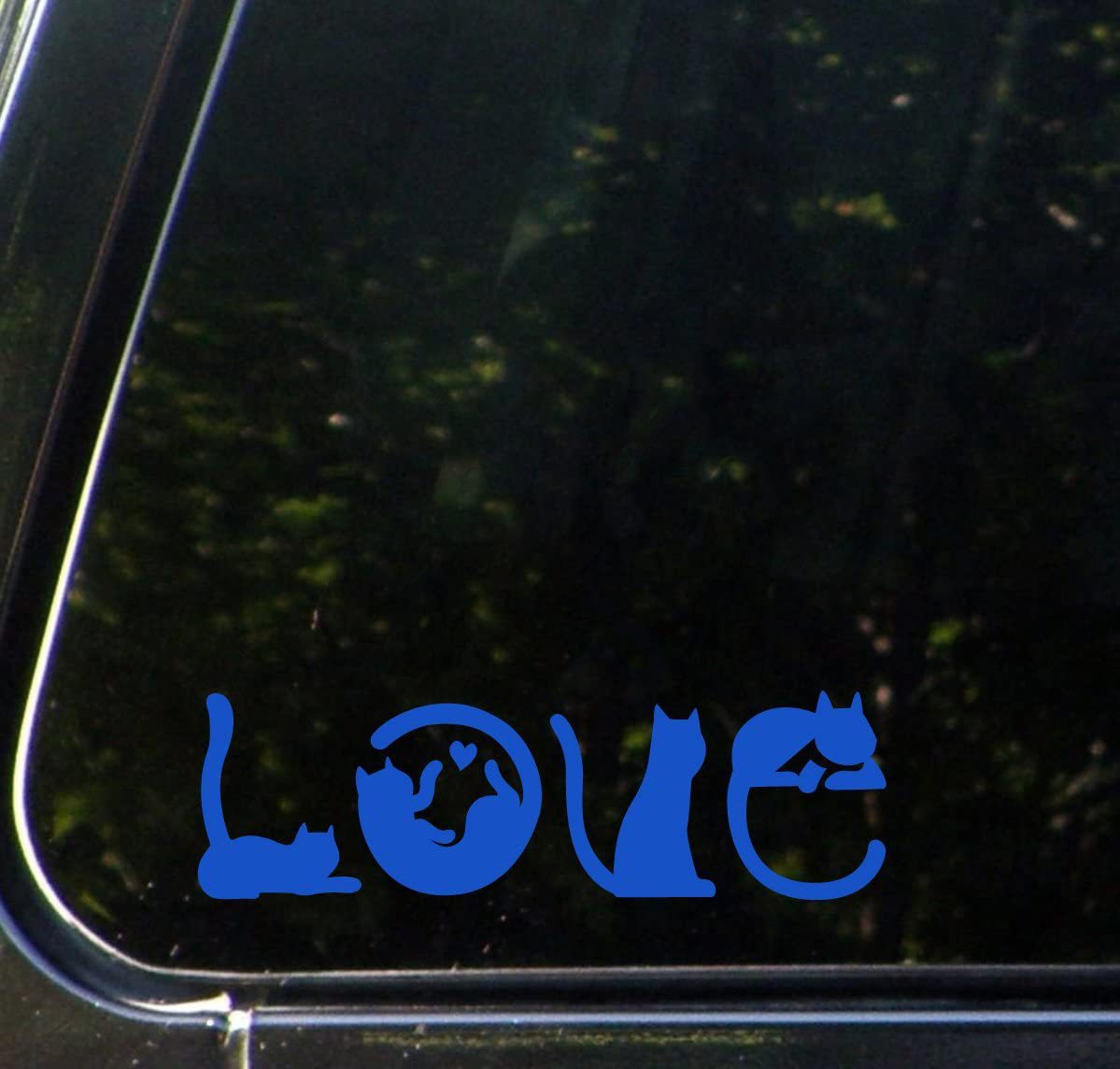 Cat Fight Love Car Vinyl Sticker