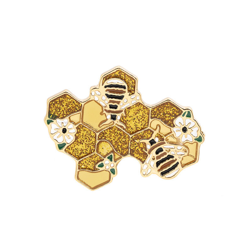Clothes Accessories Insect Series Badge Zinc Alloy