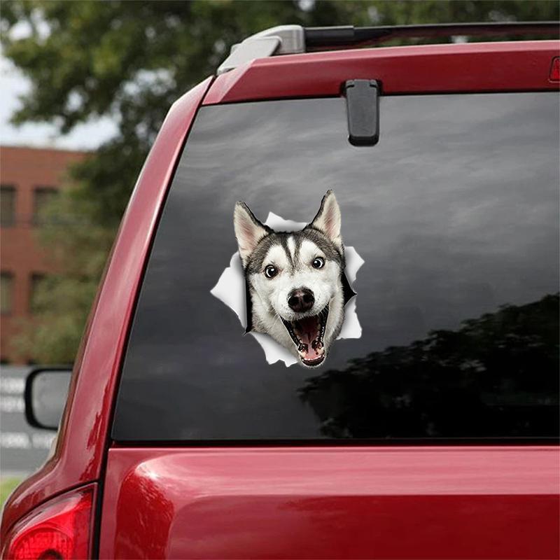 Smiling Rottweiler Body Sticker, Car Window Sticker, Reflective And Waterproof