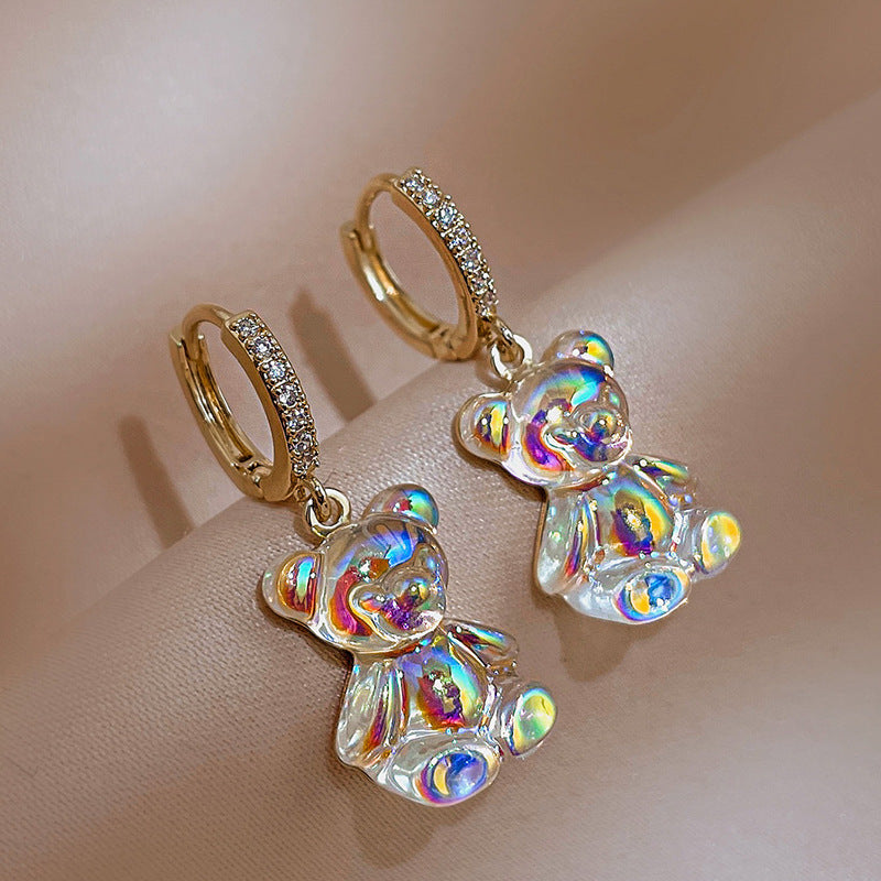 Temperament Sweet Girl Cartoon Animal Earrings