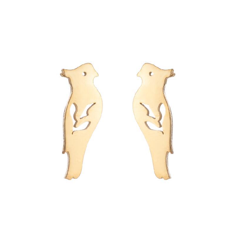 Simple Animal Earrings Bee Dolphin Earrings Plating Korean Style Earrings