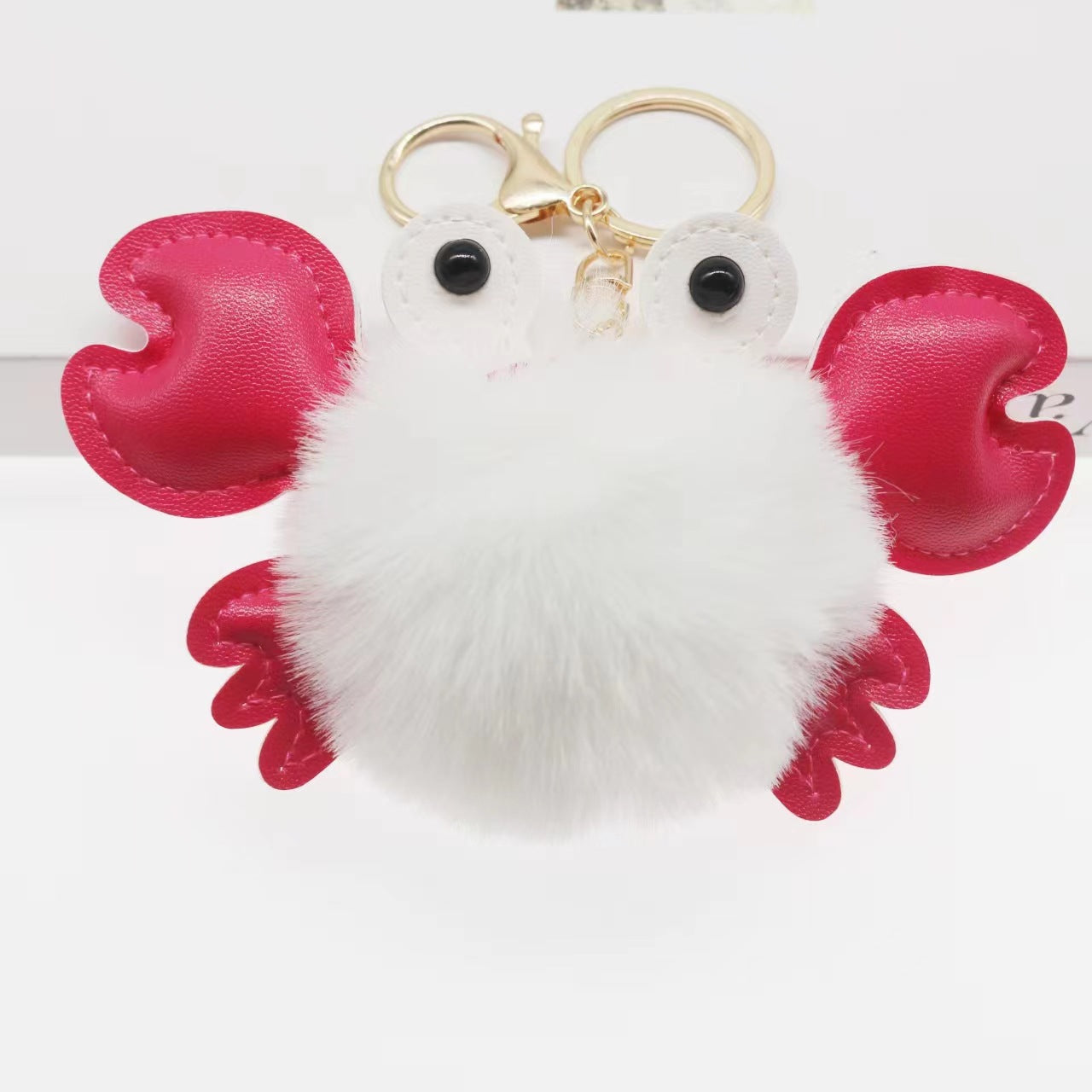 Cartoon Cute Crab Keychain Pendant