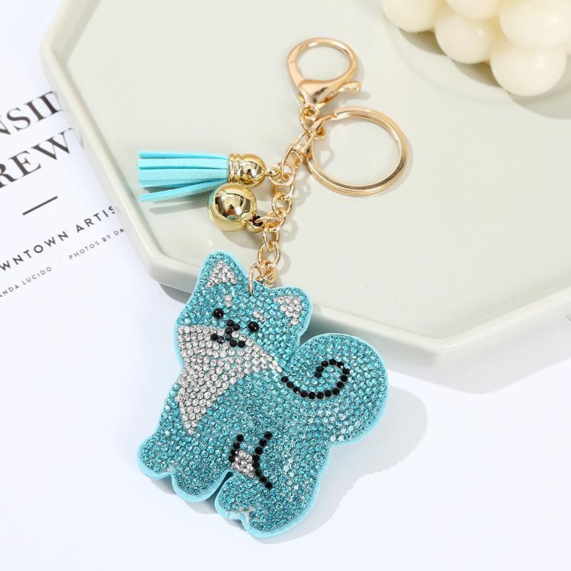 Tassel Diamond Keychain Pendant