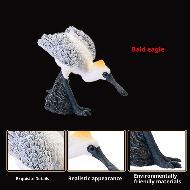 Children's Solid Simulation Animal Toy Wild Animal Model Set Vulture