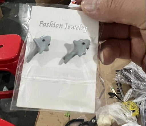Fashion Creative Small Animal Dinosaur Earrings