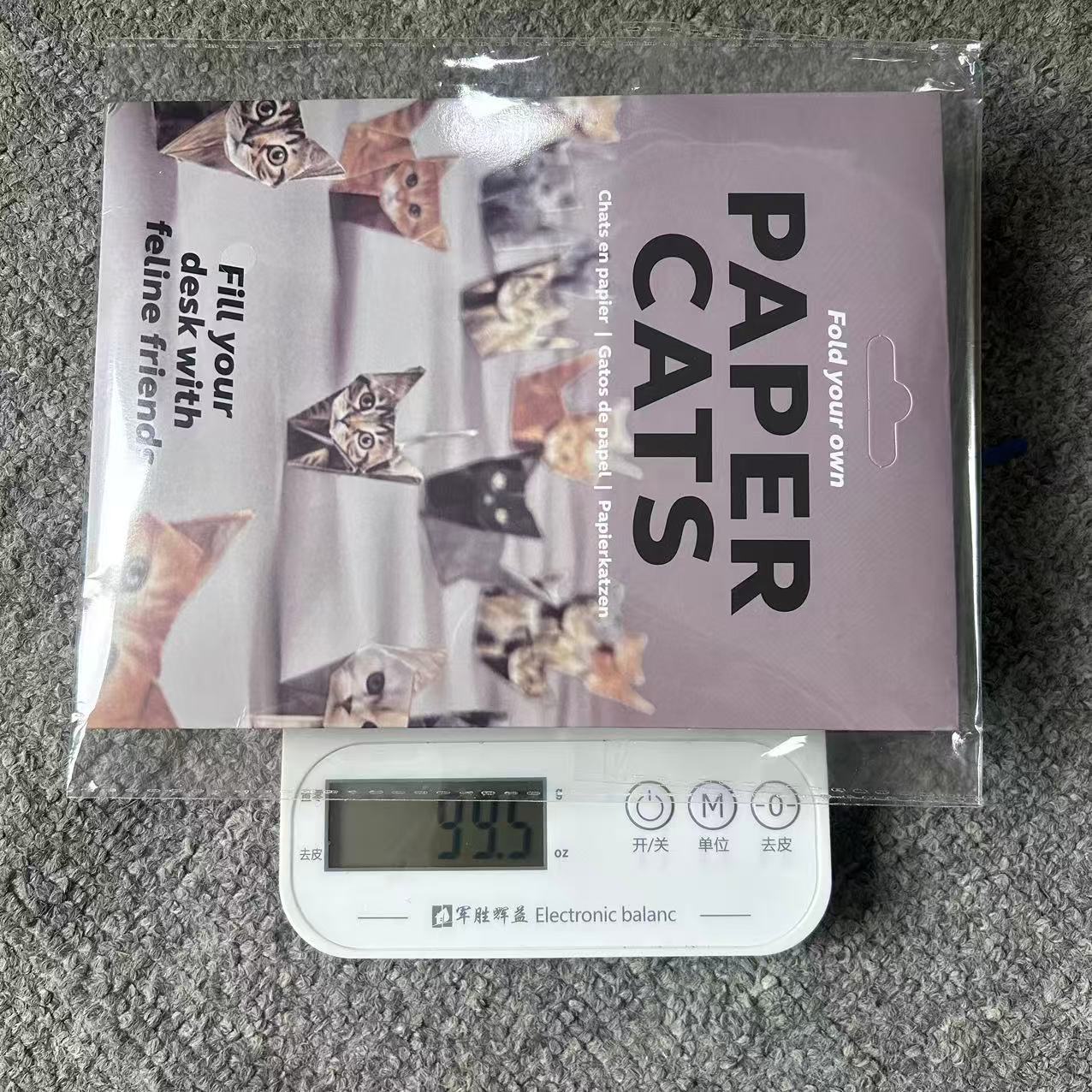 Paper Cat Folding Animal Origami