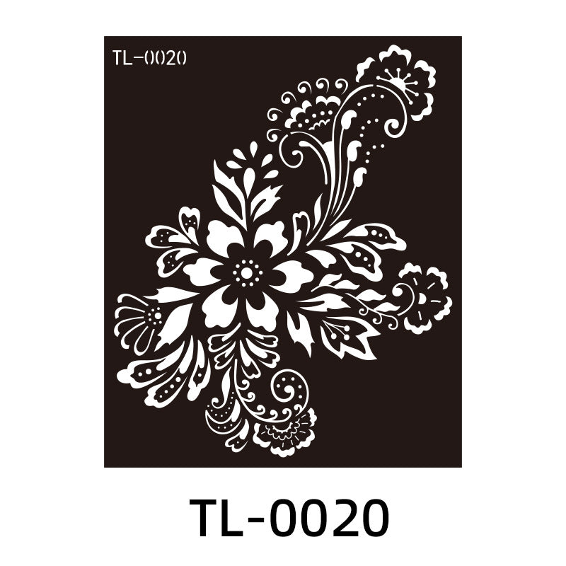 Hollow Tattoo Sticker Juice Inkjet Tattoo