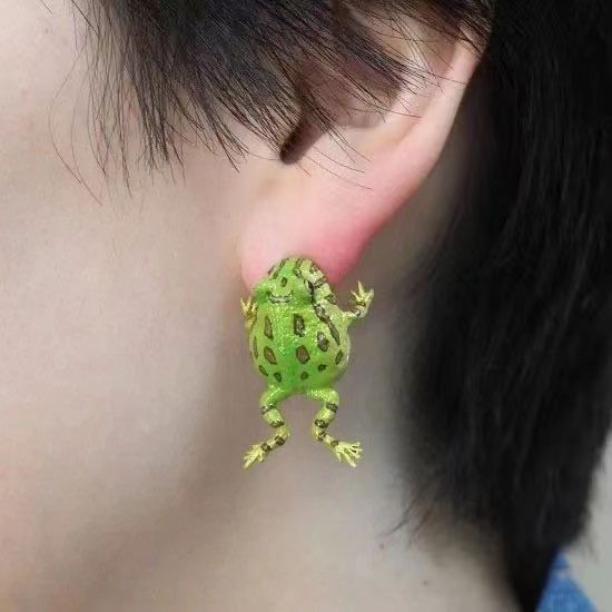 Frog Cute Personality Animal Vintage Earrings