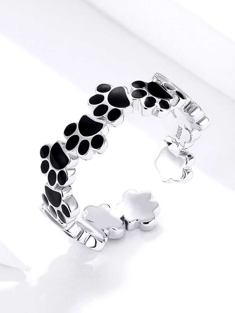 Black Paw Ring