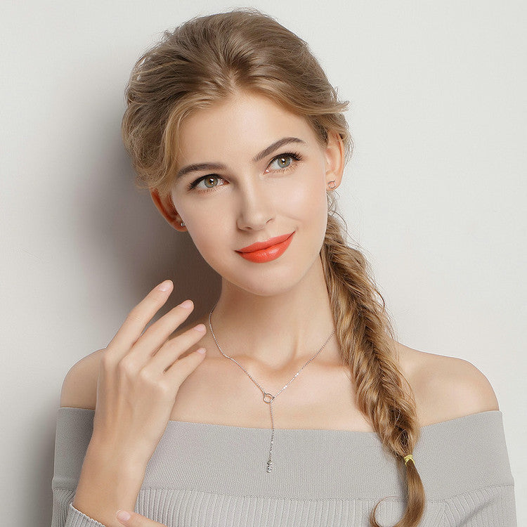 Cat and Fishbone Necklace Earring Ring