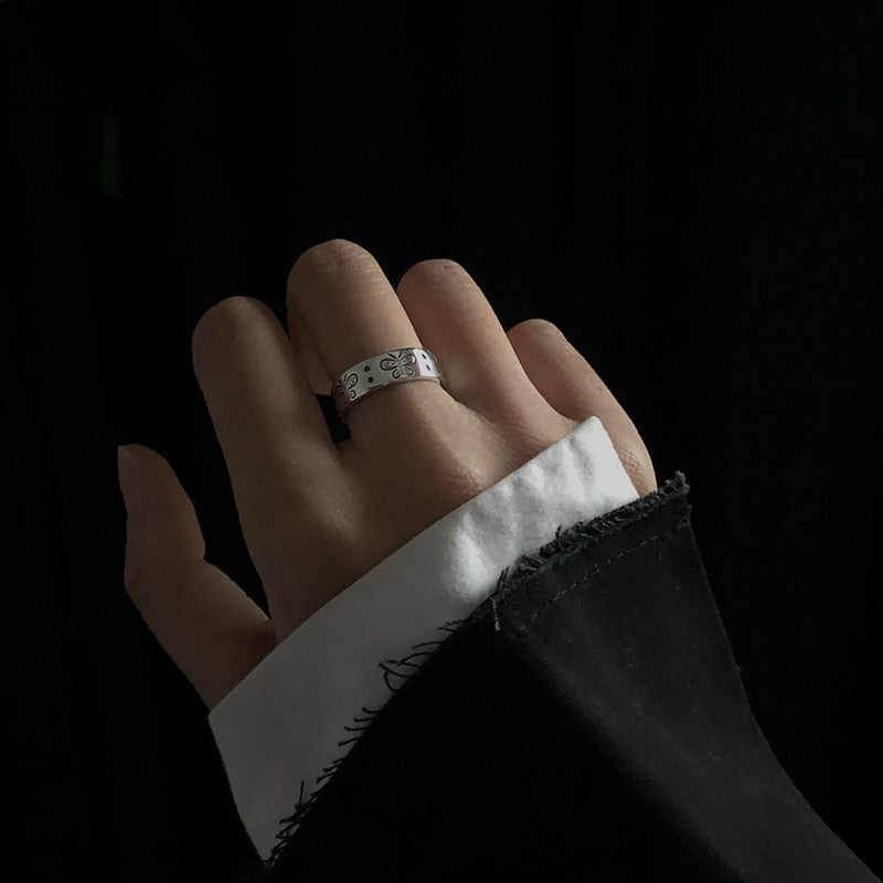 Butterfly Ring Adjustable Girl Ring Couple Ring