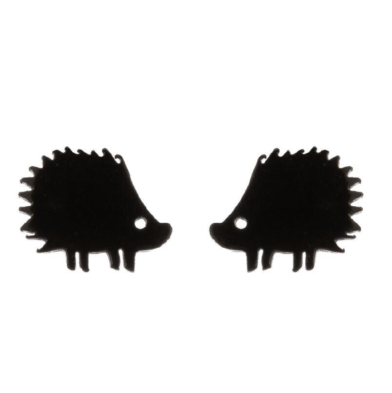 Animal Earrings Peacock Dinosaur Earrings Female Stainless Steel Simple Tortoise Hedgehog Ear Bone Nails