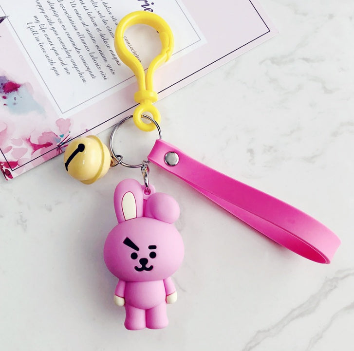 Cartoon Keychain Key Holder Chain Bag Pendant Accessories Keyring Jewelry YLM9514
