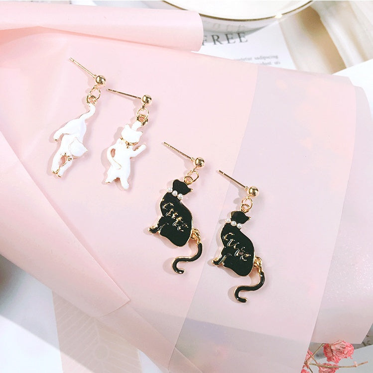 Metal Butterfly Cat Dinosaur New Acrylic Minimalist Dangle Earring
