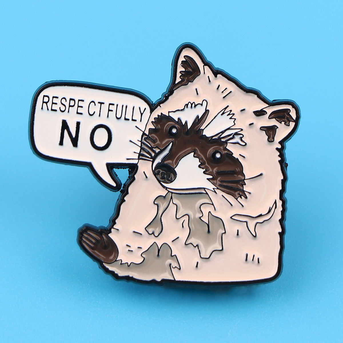 Cartoon Cute Quotations Brooch Women's Backpack Accessories Badge