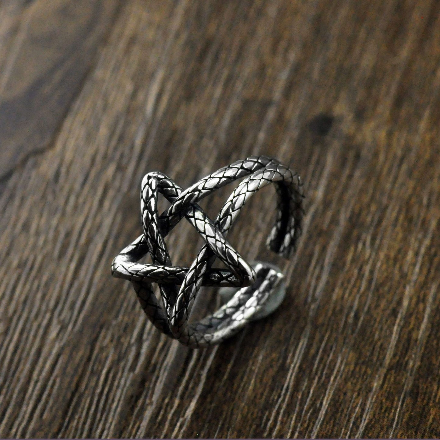 Pentagram Ring Retro Ring