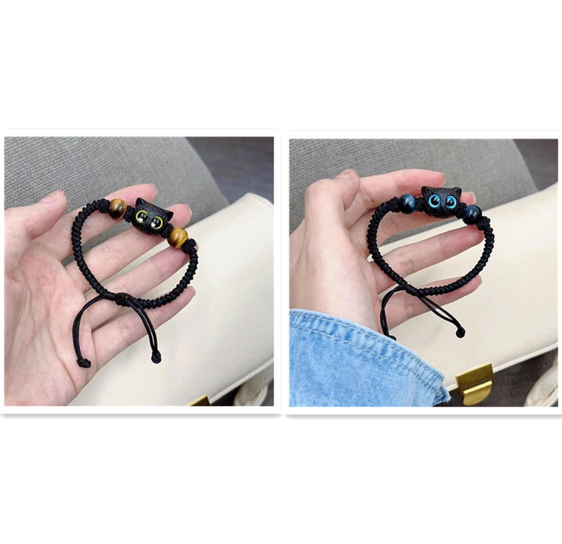 Special-interest Design Cat Beaded Bracelet For Women