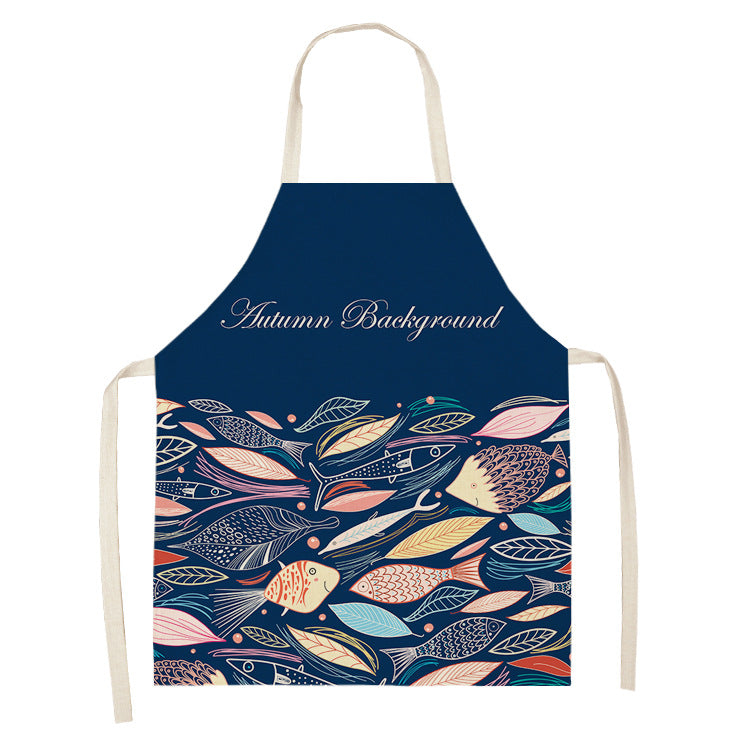 Marine animal series apron