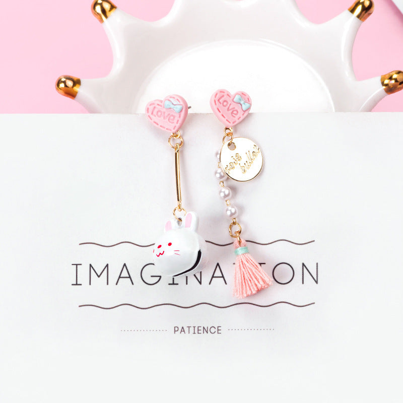 Handmade Acrylic Children'S Fun Animal Long Earrings